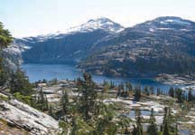 Emma Lake: Surrounded by peaks and ridges, Emma Lake is a destination on it own, or makes a great base for further exploration. 